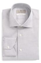 Men's Canali Regular Fit Geometric Dress Shirt .5 - Grey