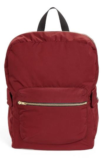 Vejas Bomber Backpack - Burgundy