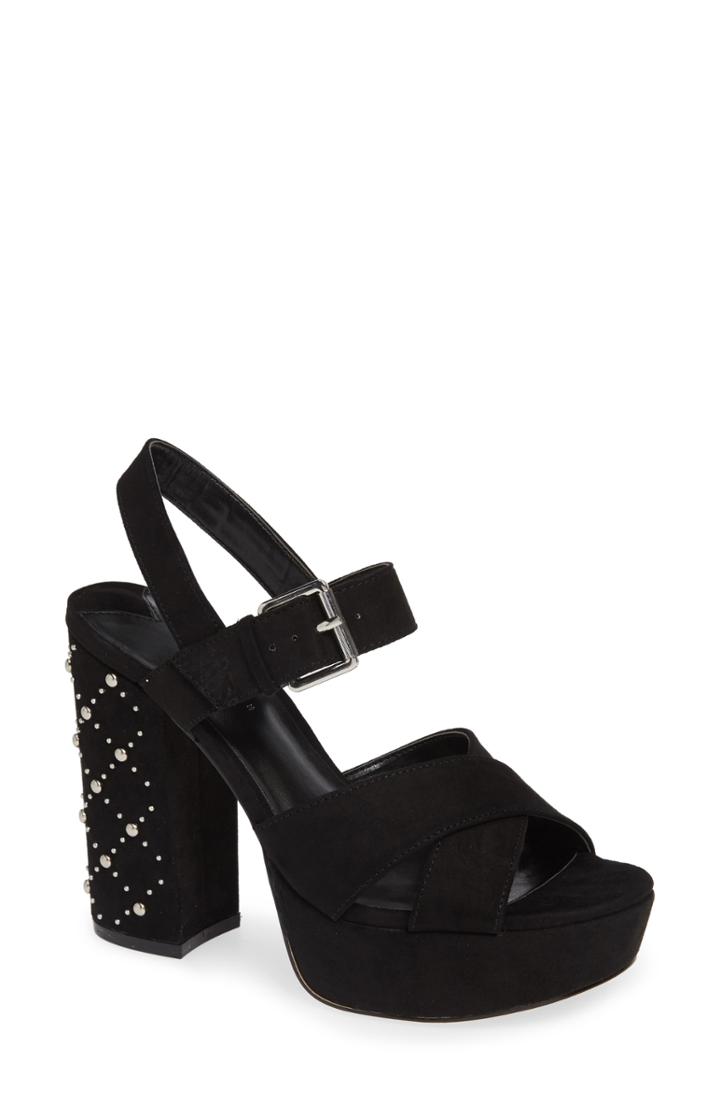 Women's Leith Toni Platform Sandal .5 M - Black