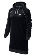 Women's Nike Nsw Hooded Velour Dress - Black