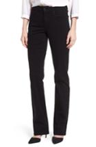 Women's Nydj Billi Stretch Mini Bootcut Jeans - Black