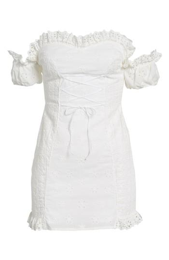 Women's For Love & Lemons Anabella Off The Shoulder Minidress