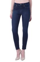 Women's Liverpool Abby Front Pleat Ankle Jeans - Blue