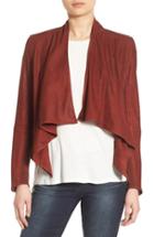 Women's Lamarque 'madison' Drape Front Suede Jacket
