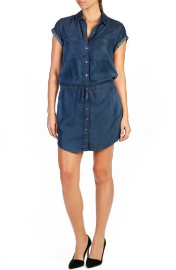 Women's Paige Mila Chambray Shirtdress - Blue