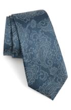 Men's Calibrate Dunsford Paisley Silk Blend Tie, Size - Blue/green