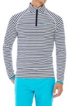 Men's G/fore Quarter Zip Stripe Pullover - Grey