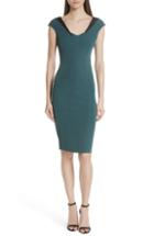 Women's Ml Monique Lhuillier Lace Tea Length Dress