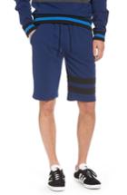 Men's Calvin Klein Jeans Stripe Athletic Shorts - Blue