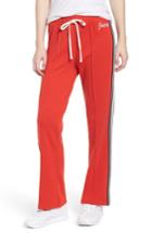 Women's Juicy Couture Side Stripe Wide Leg Pants - Red