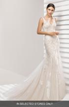 Women's Rosa Clara Aurelia Lace Mermaid Gown, Size - Ivory