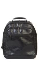 Men's Boconi 'becker' Leather Backpack - Black