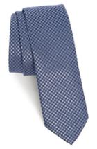 Men's Boss Houndstooth Silk Tie, Size - Blue