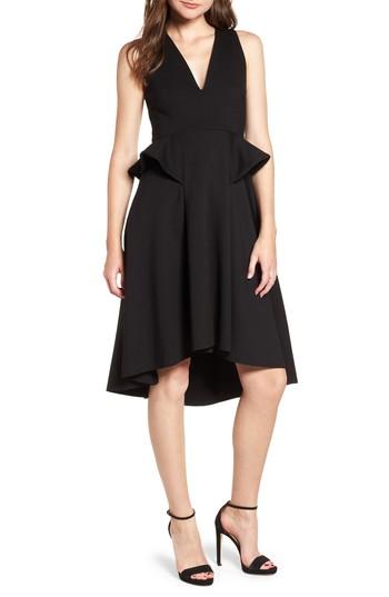 Women's Elliatt Rapture Ruffle Dress - Black