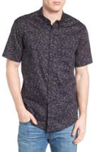 Men's Billabong Marker Print Woven Shirt - Black