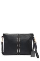 Sole Society Bayle Faux Leather Clutch - Black