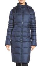 Women's The North Face 'metropolis Ii' Hooded Water Resistant Down Parka - Blue