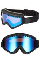 Women's Electric Egv Snow Goggles - Matte Black/ Blue Chrome