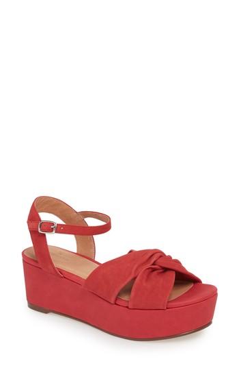 Women's Caslon Ryder Platform Sandal M - Red