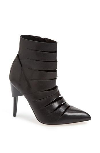Topshop 'angry Slash' Boot Womens Black