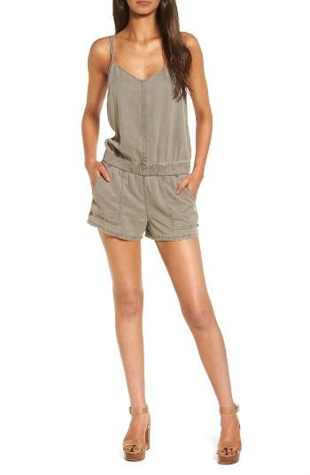 Women's Pam & Gela Romper, Size - Green