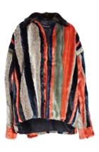 Women's Y/project Oversized Multicolor Faux Fur Jacket