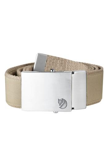 Men's Fjallraven Canvas Money Belt, Size - Light Khaki