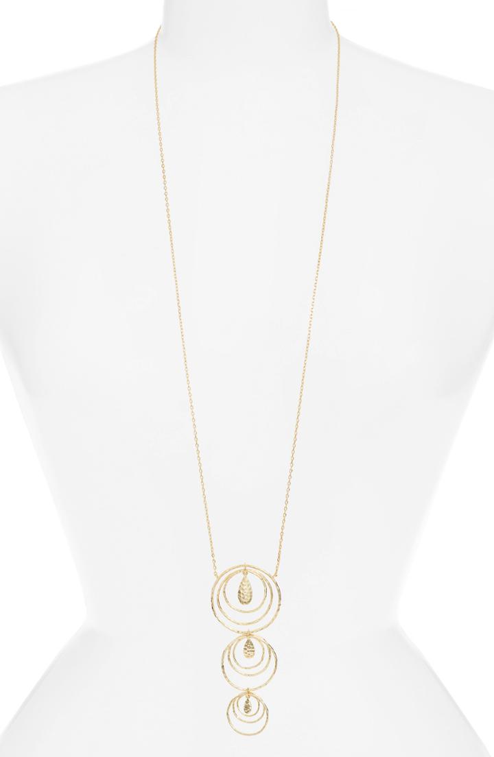 Women's Melinda Maria Bey Long Tiered Pendant Necklace