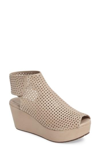 Women's Chocolat Blu Wing Perforated Platform Wedge