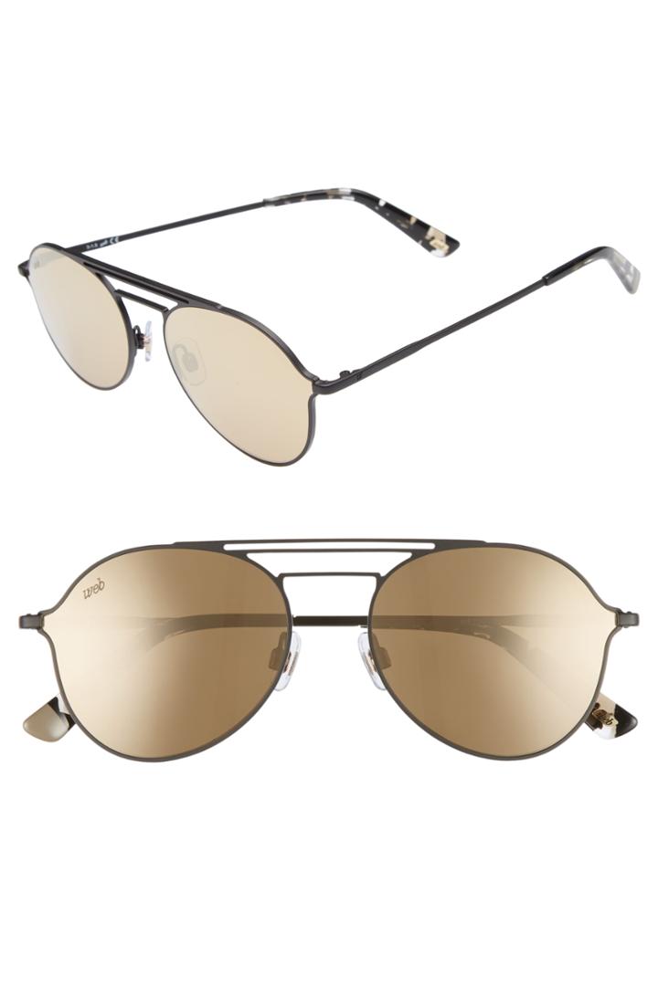 Women's Web 56mm Aviator Sunglasses -