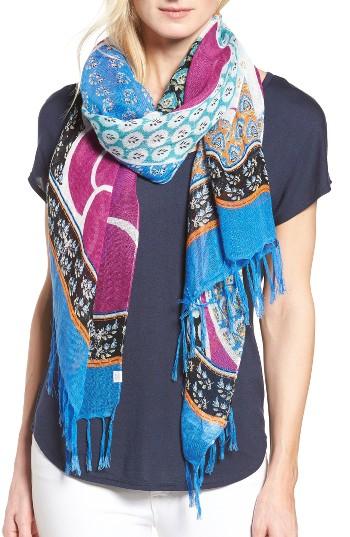 Women's Caslon Mixed Floral Print Scarf