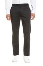 Men's Vince Officer Flat Front Chino Pants X 34 - Black