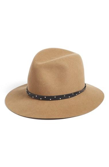 Women's Rag & Bone Floppy Brim Wool Fedora - Beige