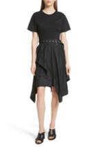 Women's 3.1 Phillip Lim Cotton Handkerchief Hem Dress - Black