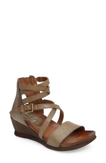 Women's Miz Mooz 'shay' Wedge Sandal Eu - Green