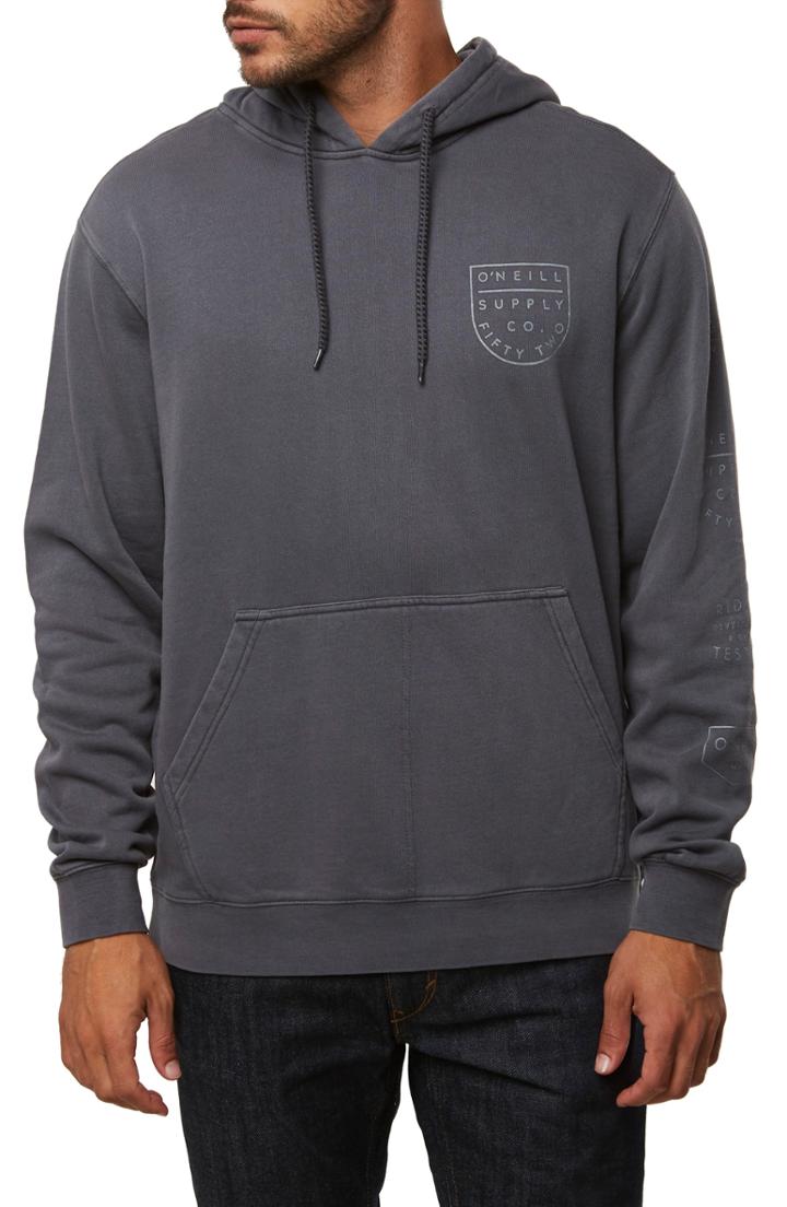 Men's O'neill Nopales Hooded Sweatshirt - Grey