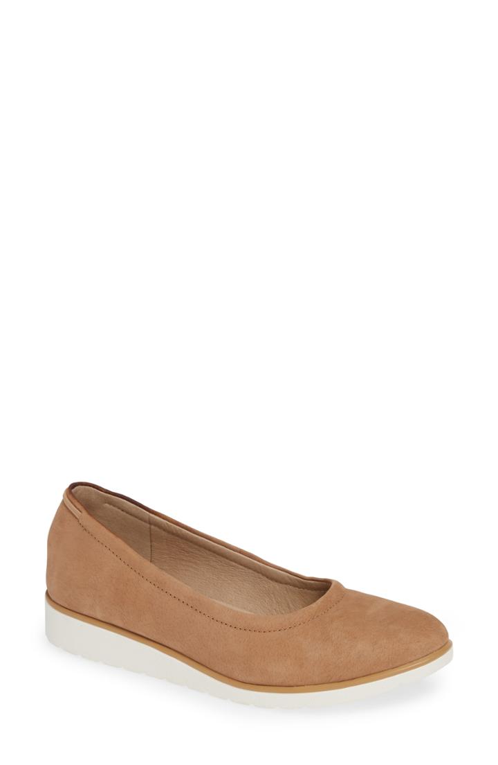 Women's Eileen Fisher Honest Flat .5 M - Brown