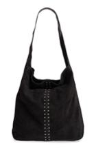Topshop Sienna Studded Leather Hobo -