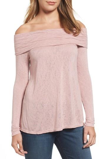 Women's Velvet By Graham & Spencer Off The Shoulder Knit Top