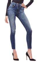 Women's Good American Good Legs High Waist Raw Hem Skinny Jeans - Blue