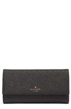 Women's Kate Spade New York Leather Iphone 7 Wallet - Black