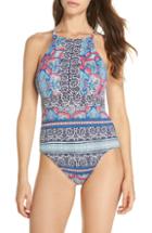 Women's Solid & Striped Zoe One-piece Swimsuit