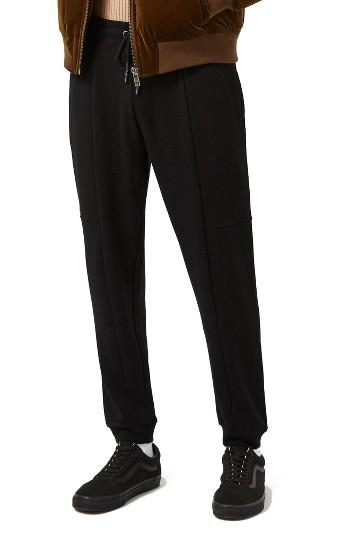Men's Topman Textured Knit Jogger Pants