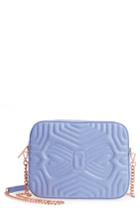 Ted Baker London Quilted Leather Camera Bag - Blue