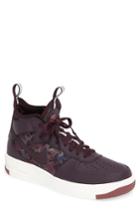 Men's Nike Air Force 1 Ultraforce Mid Sneaker .5 M - Burgundy