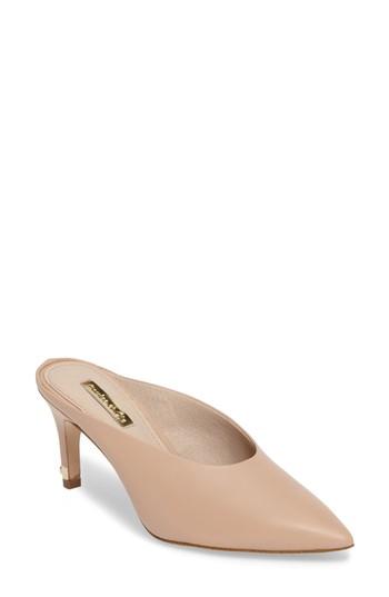 Women's Louise Et Cie Karas Pointy Toe Slide Pump M - Metallic
