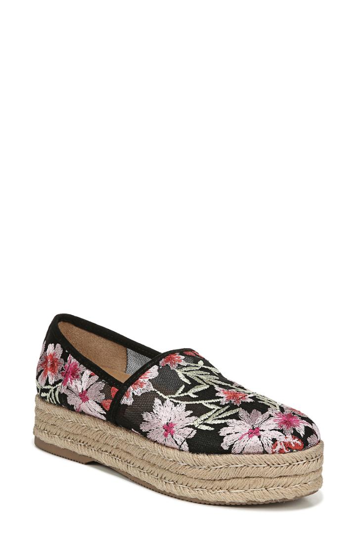 Women's Naturalizer Thea Espadrille Platform Slip-on M - Black
