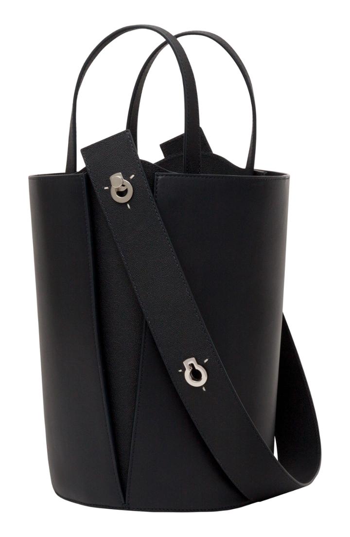 Danse Lente Mini Lorna Leather Bucket Bag - Brown
