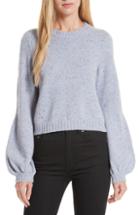 Women's Milly Bell Sleeve Wool Blend Sweater, Size - Blue
