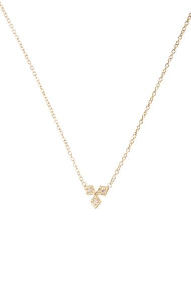 Women's Zoe Chicco Three-diamond Pendant Necklace